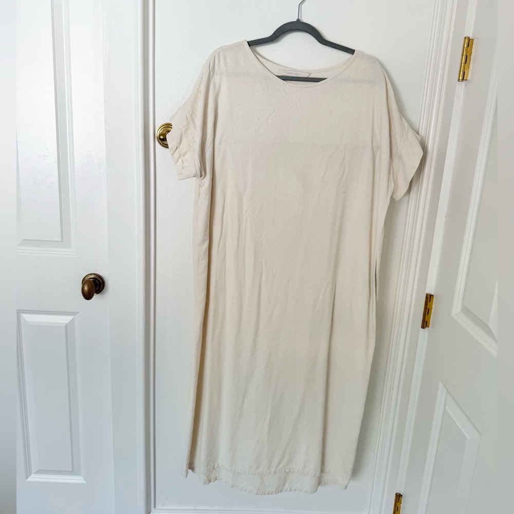 Elizabeth Suzann Georgia Dress in Raw Silk Ivory
